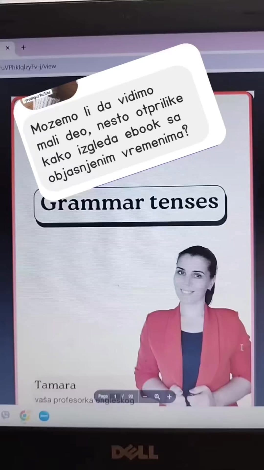 Post 7 by Tamara - engleski jezik online časovi on Instagram (video)