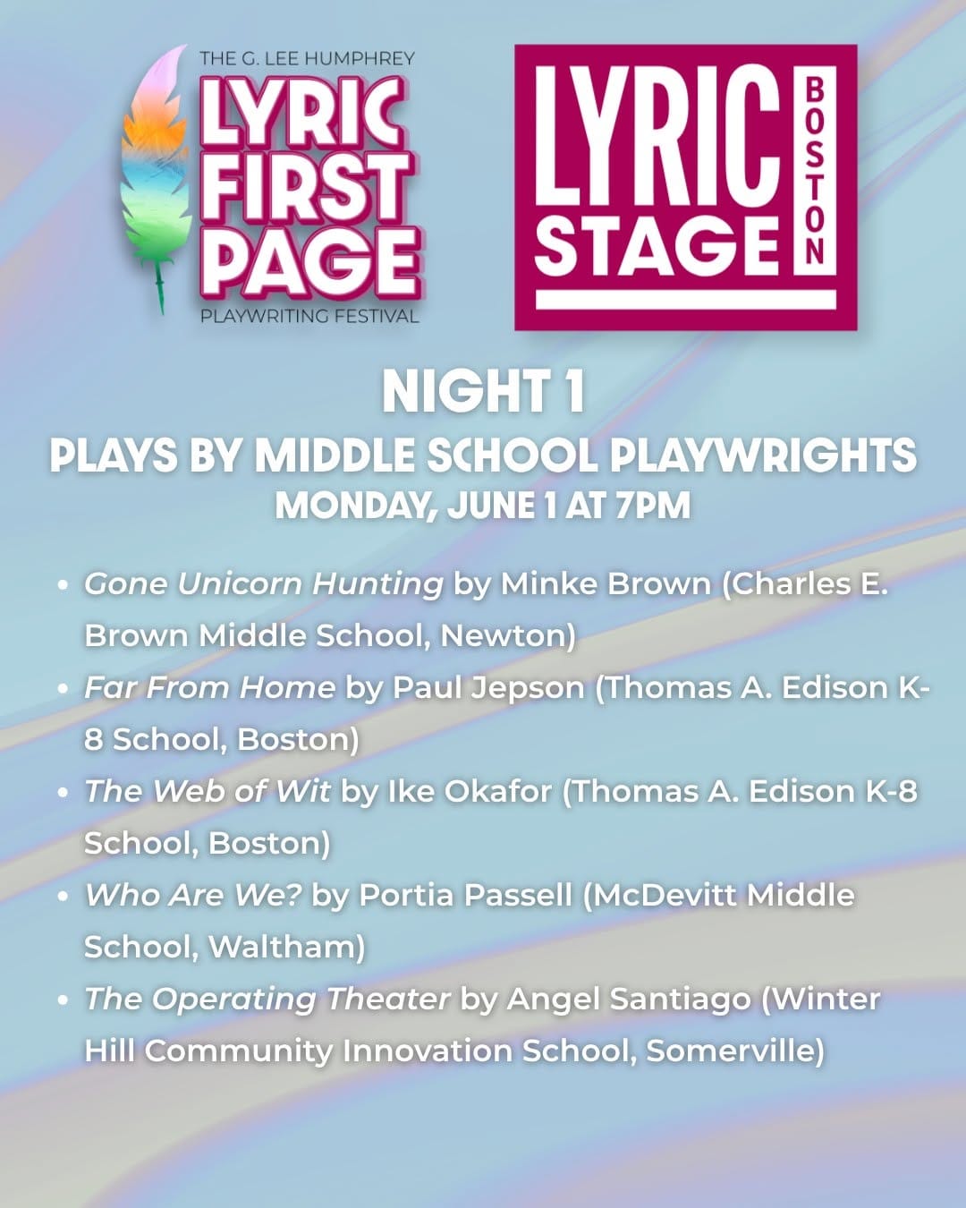 Post 6 by Lyric Stage on Instagram (carousel)