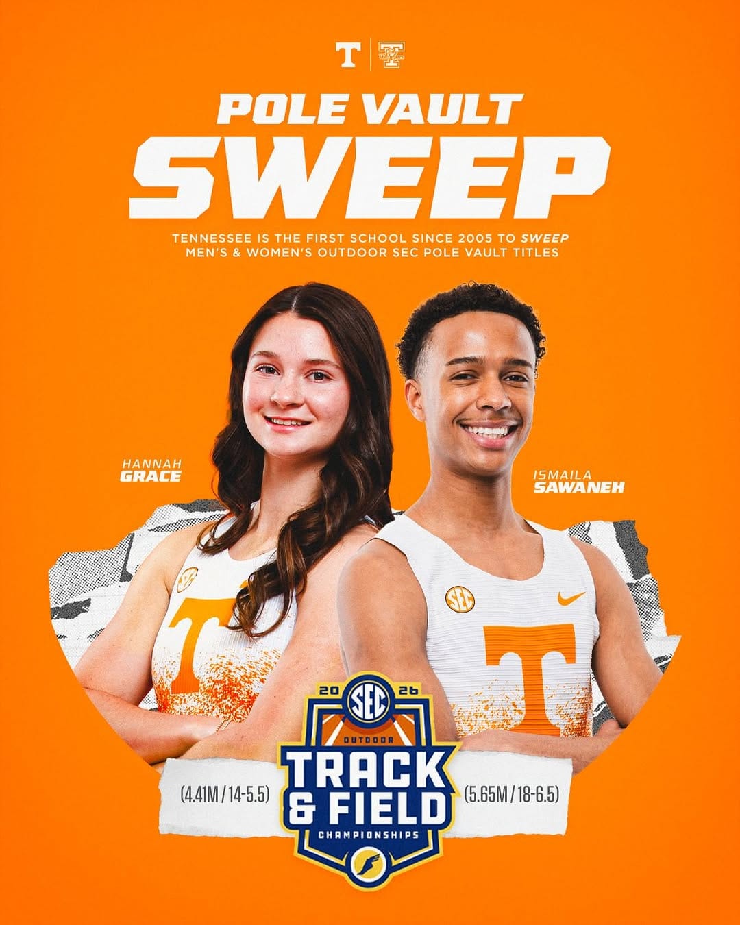 Post 9 by Tennessee Track & Field/Cross Country on Instagram (carousel)