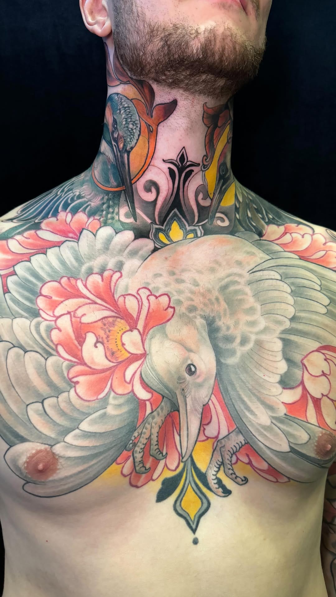 Post 9 by Lorena Borges Gomes/ Neotraditional, Ornamental Tattoos on Instagram (video)