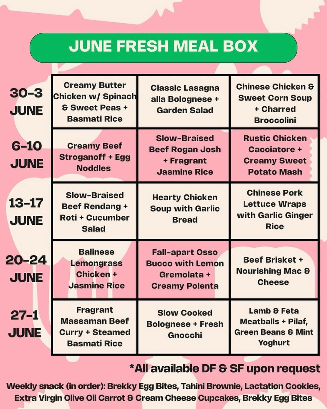 Post 1 by Meals for Busy Families on Instagram (image)