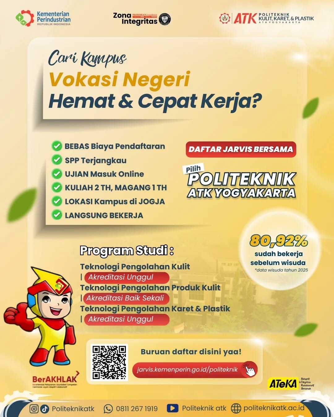 Post 10 by Politeknik ATK Yogyakarta on Instagram (image)