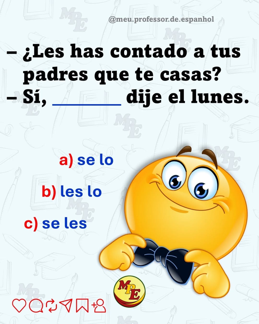 Post 8 by Tomás - Professor de Espanhol e Tradutor on Instagram (image)