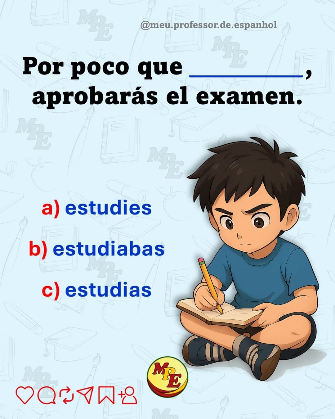 Post 1 by Tomás - Professor de Espanhol e Tradutor on Instagram (image)