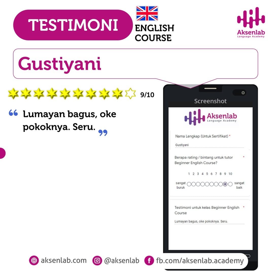 Post 10 by Kursus Online Bahasa Asing on Instagram (carousel)
