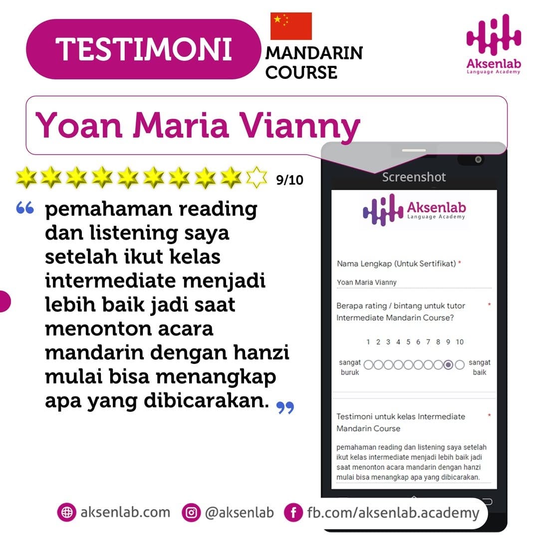 Post 2 by Kursus Online Bahasa Asing on Instagram (carousel)