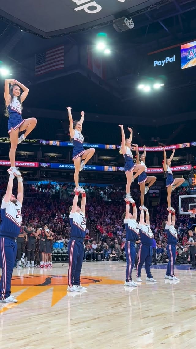 Post 9 by Arizona Cheerleaders & Mascots on Instagram (video)