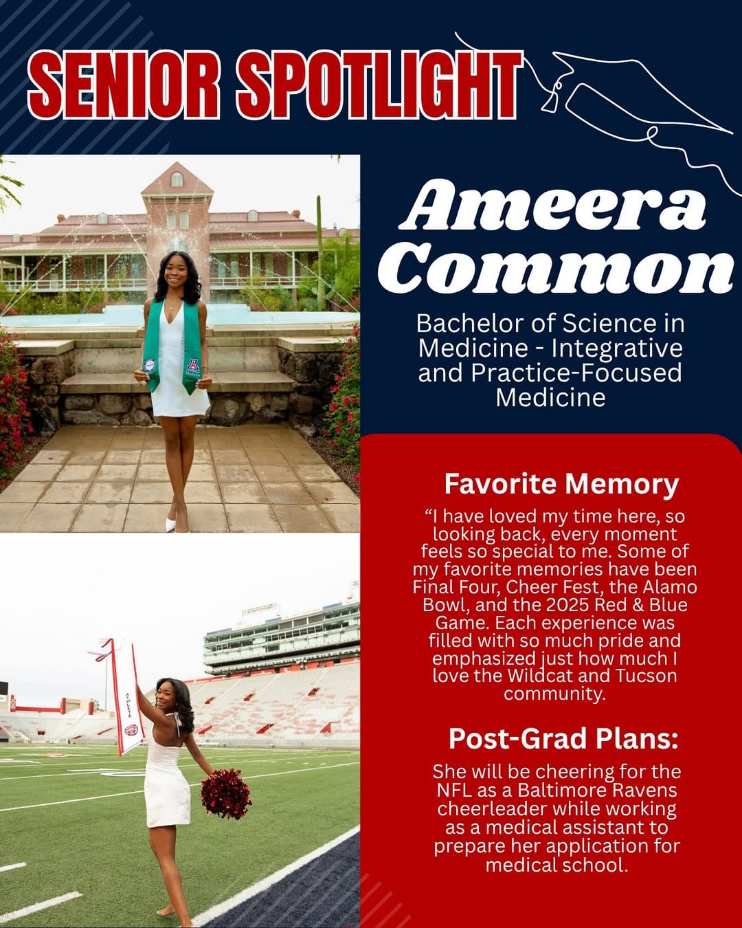 Post 7 by Arizona Cheerleaders & Mascots on Instagram (image)