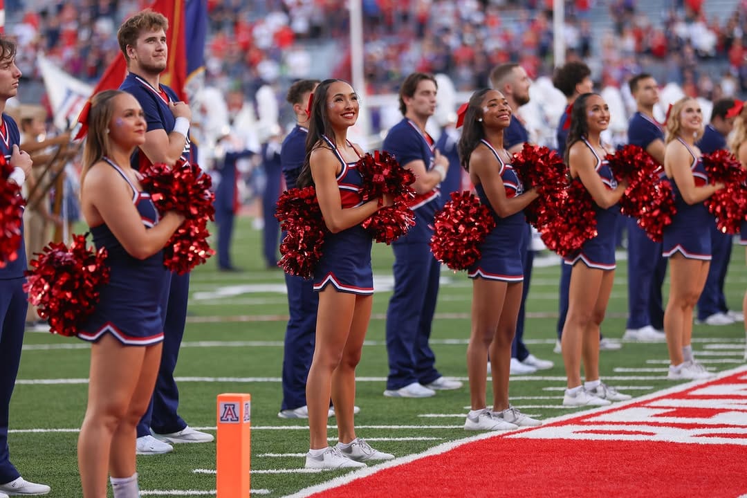 Post 3 by Arizona Cheerleaders & Mascots on Instagram (image)