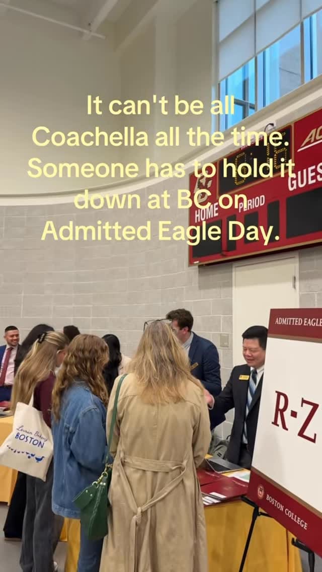 Post 7 by Boston College Admission on Instagram (video)