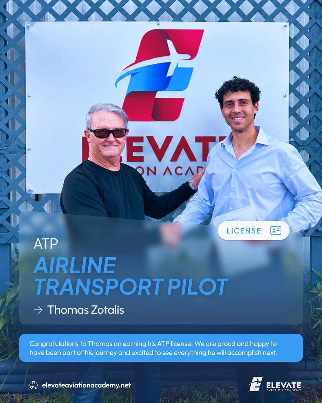 Post 7 by Elevate Aviation Academy on Instagram (image)