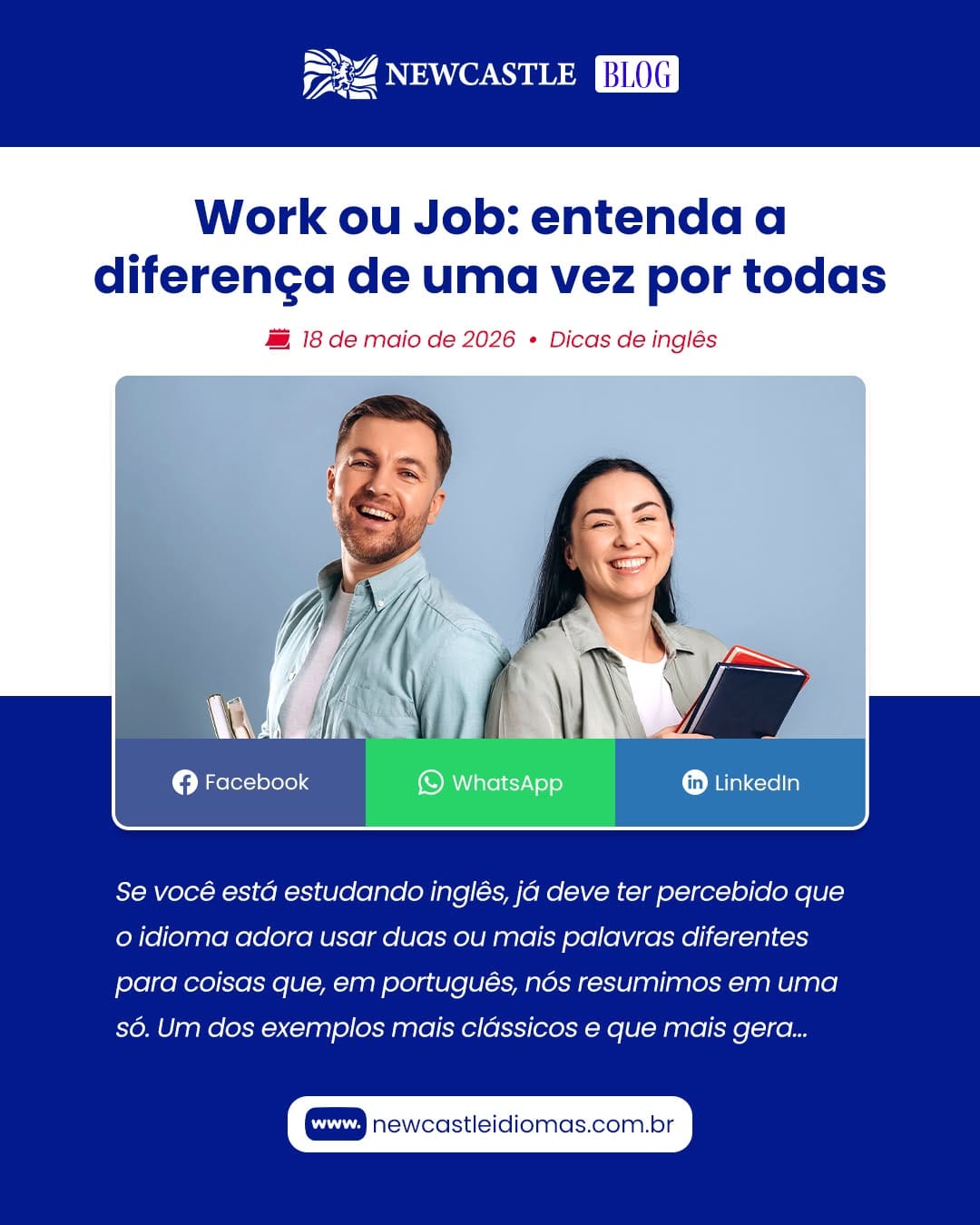 Post 3 by Newcastle Idiomas on Instagram (image)