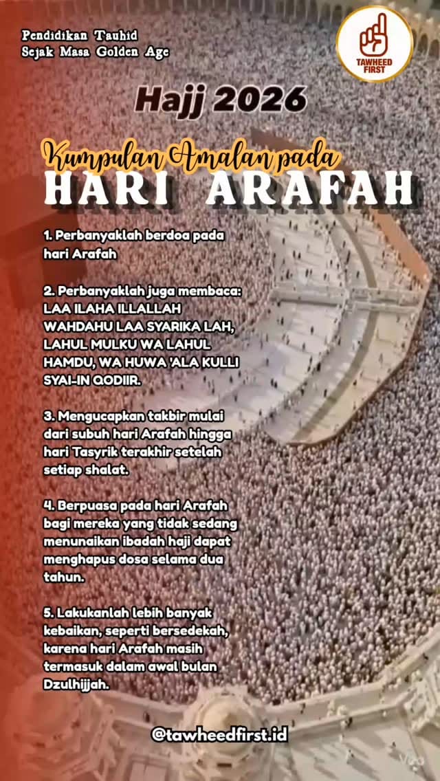 Post 4 by Tawheed First ☝🏼| Pendidikan Tauhid Sejak Masa Golden Age on Instagram (video)