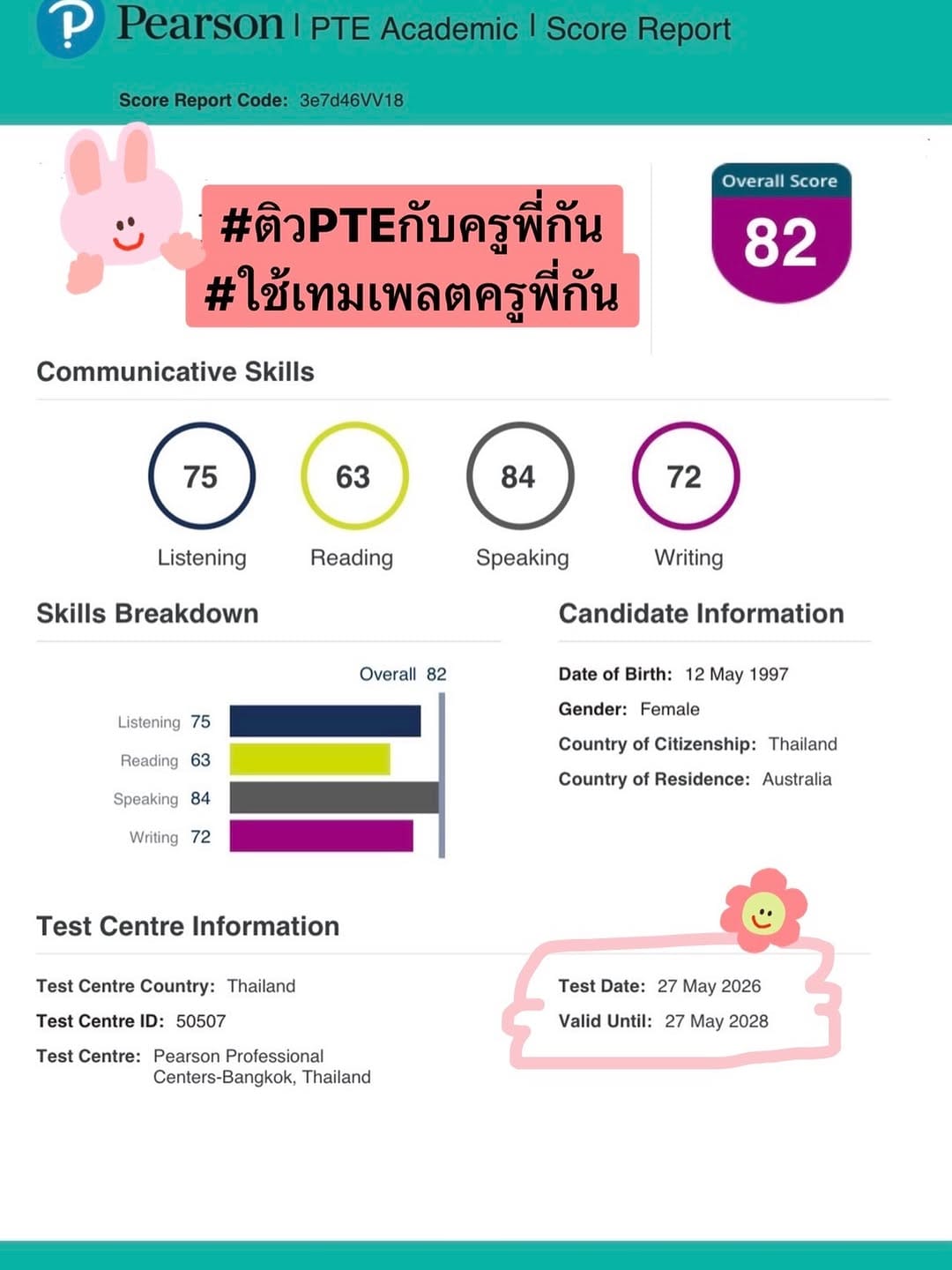 Post 3 by ติว PTE  ขยันไปกับครูพี่กัน on Instagram (image)