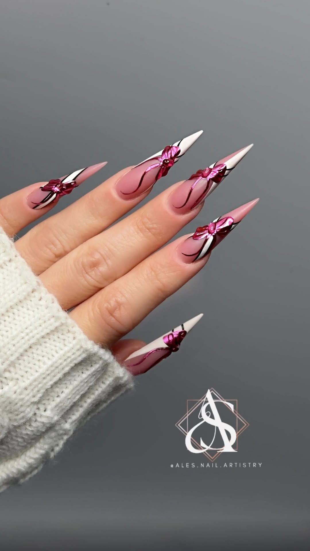Post 5 by Ales Nail Artistry on Instagram (video)
