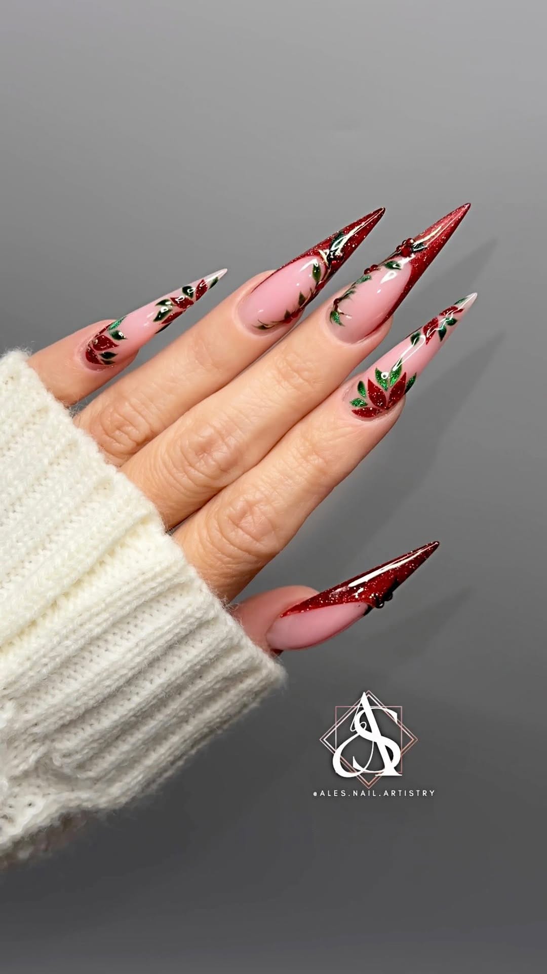 Post 6 by Ales Nail Artistry on Instagram (video)