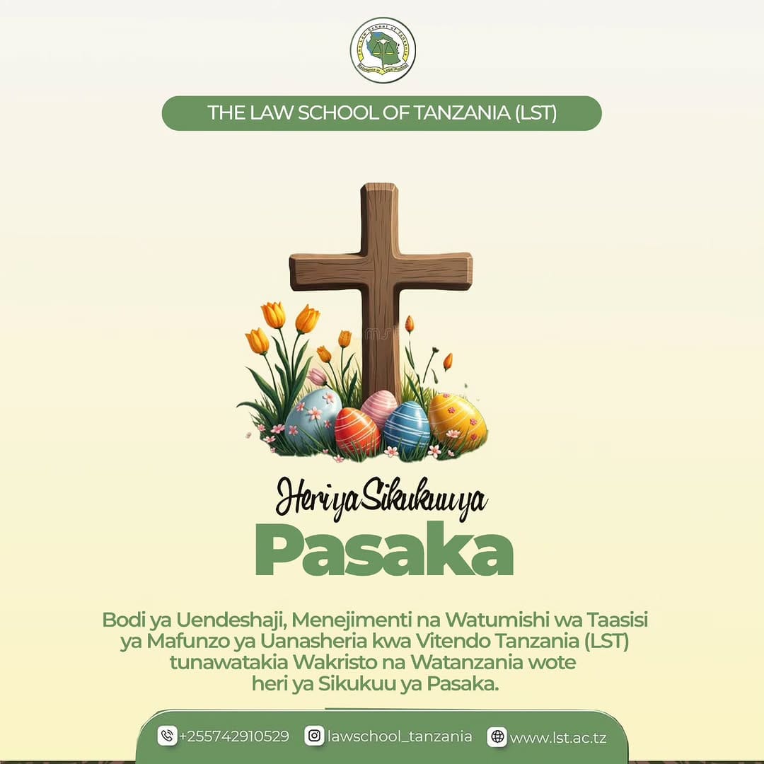 Post 9 by The Law School of Tanzania on Instagram (image)
