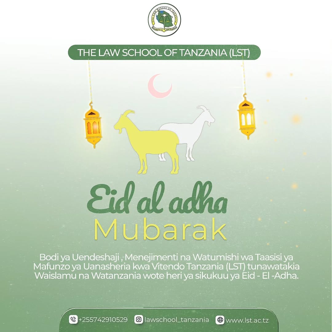 Post 1 by The Law School of Tanzania on Instagram (image)