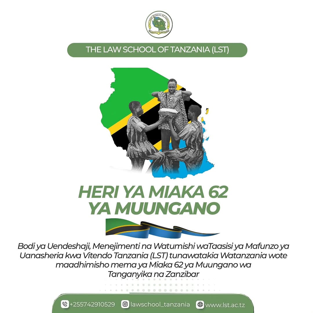Post 6 by The Law School of Tanzania on Instagram (image)