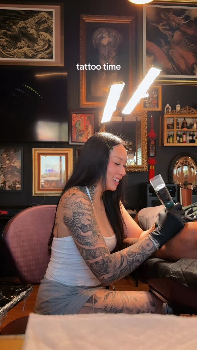 Post 1 by TINA NGUYEN | tattoo artist on Instagram (video)