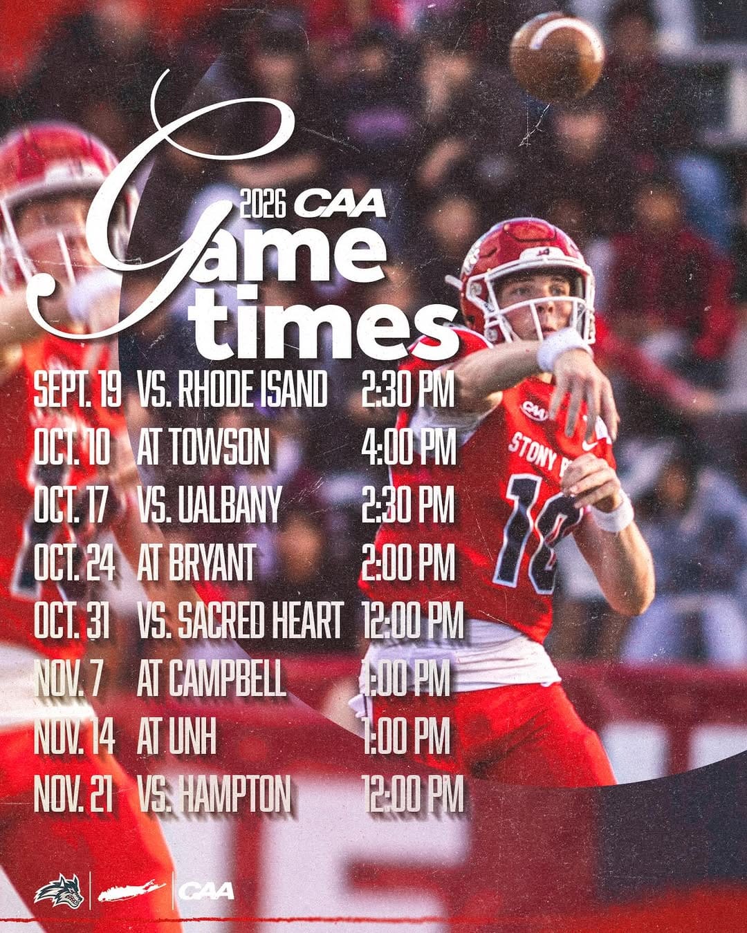 Post 9 by Stony Brook Football on Instagram (image)