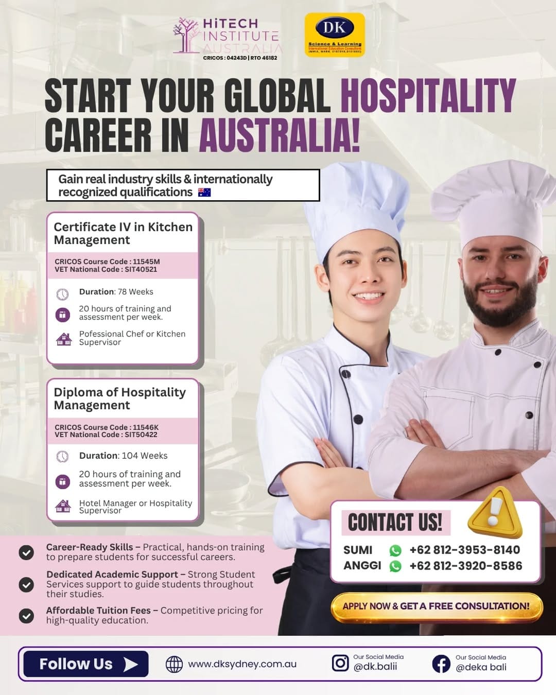 Post 2 by Agen pendidikan|  Visa Australia|  Kuliah/Student|  Visitor |WHV on Instagram (image)
