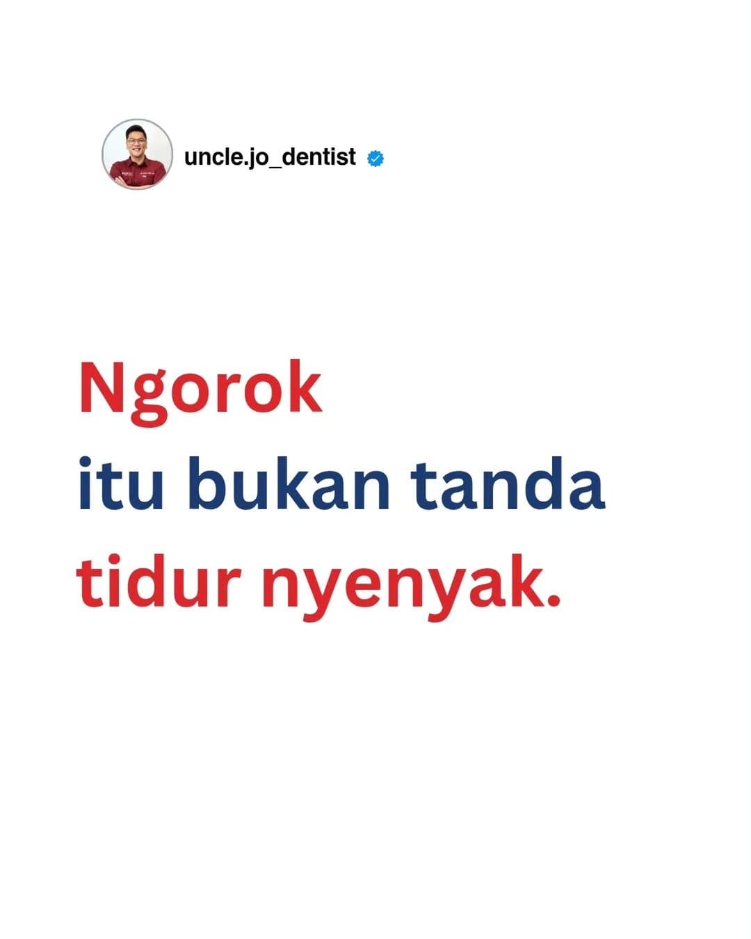 Post 10 by drg. Joshua Calvin, Sp.KGA| Airway Pediatric Dentist| Uncle Jo on Instagram (carousel)