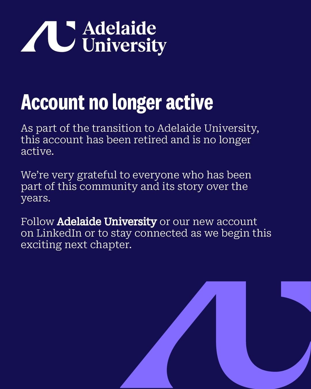 Post 1 by University of Adelaide, Health on Instagram (image)