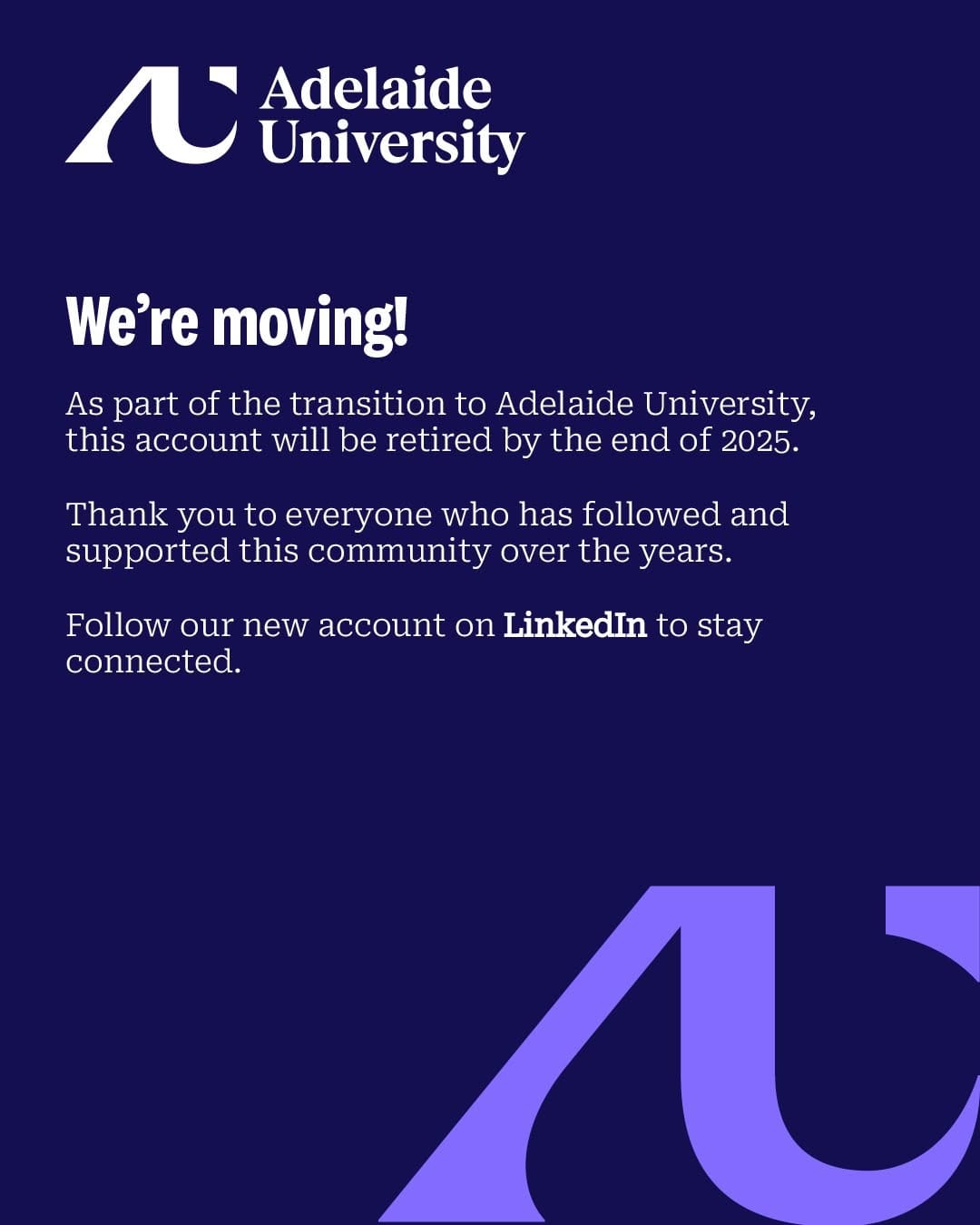 Post 2 by University of Adelaide, Health on Instagram (image)