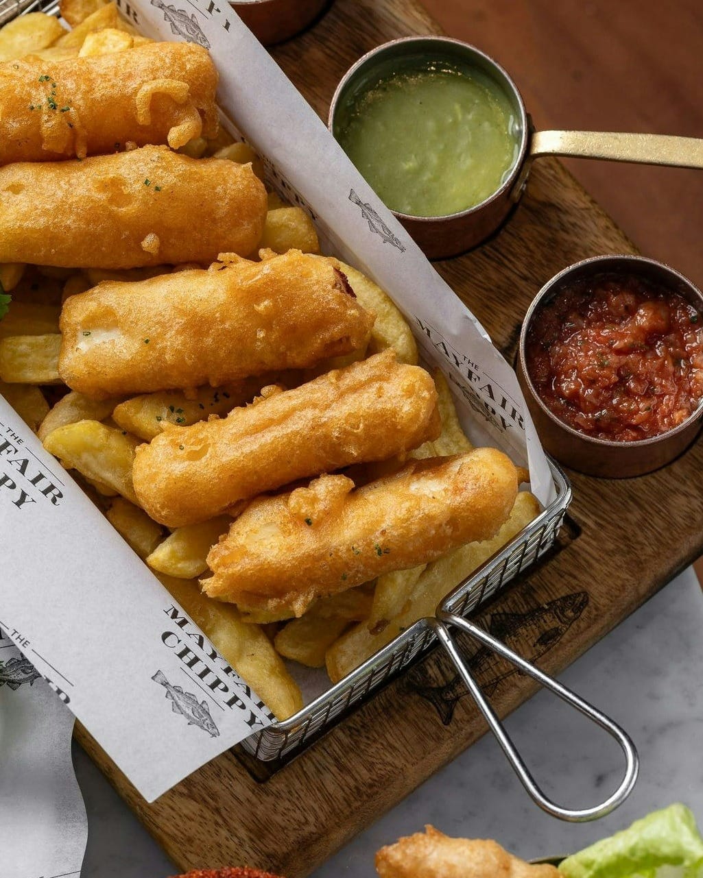 Post 5 by The Mayfair Chippy on Instagram (image)