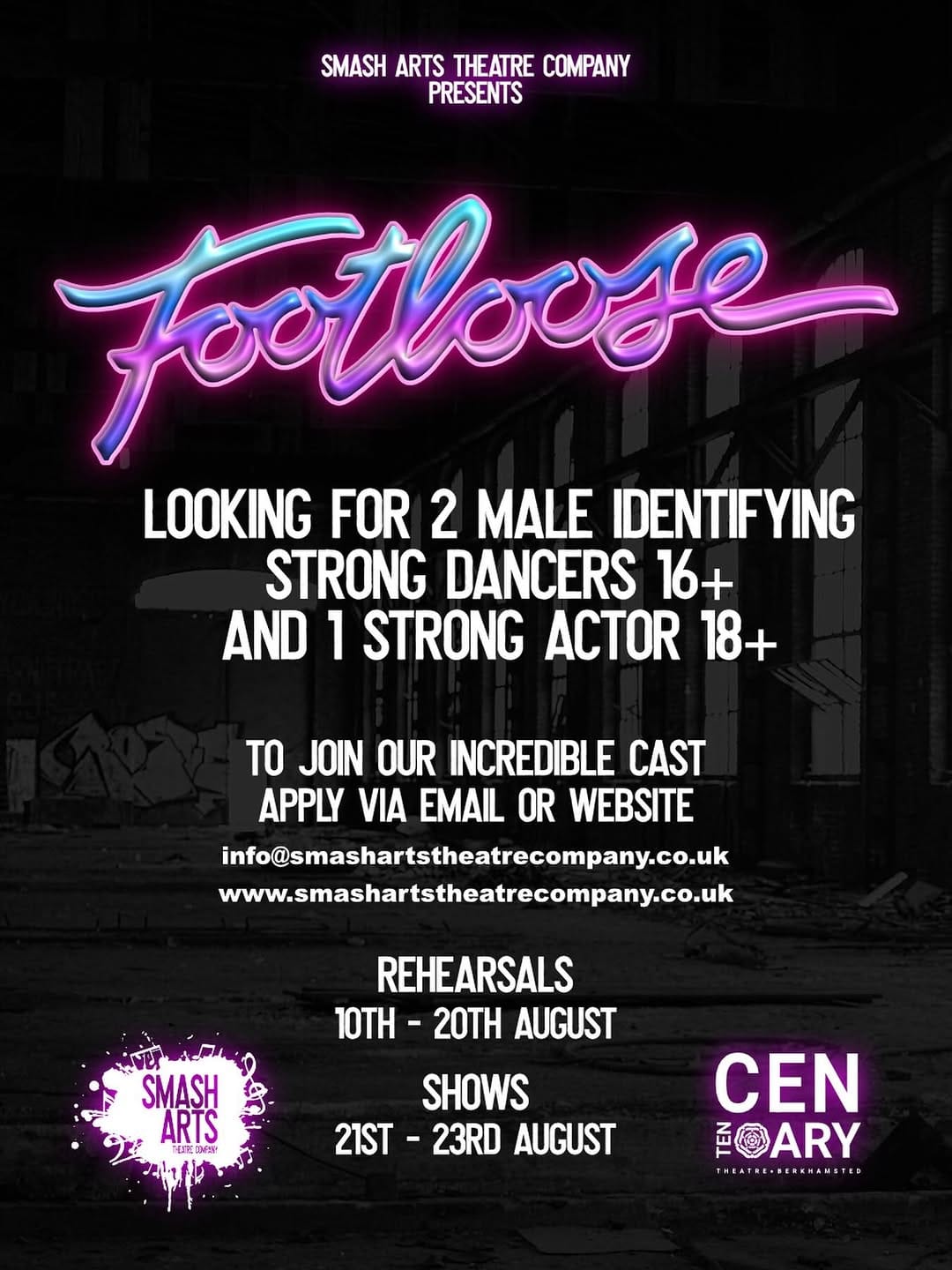 Post 1 by Smash Arts Theatre Company on Instagram (image)
