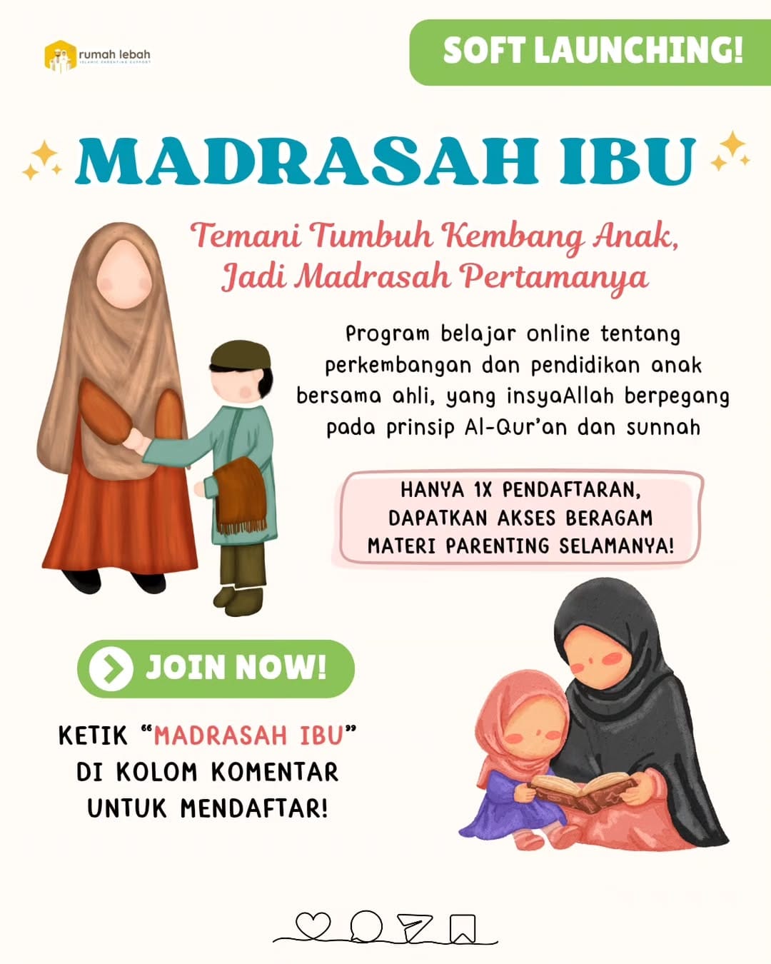 Post 6 by Rumah Lebah Islamic Parenting Support on Instagram (carousel)