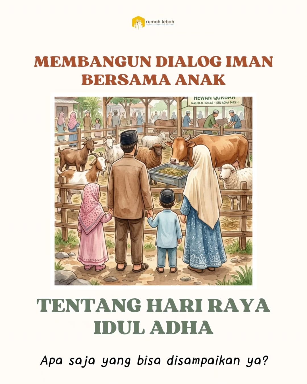 Post 1 by Rumah Lebah Islamic Parenting Support on Instagram (carousel)
