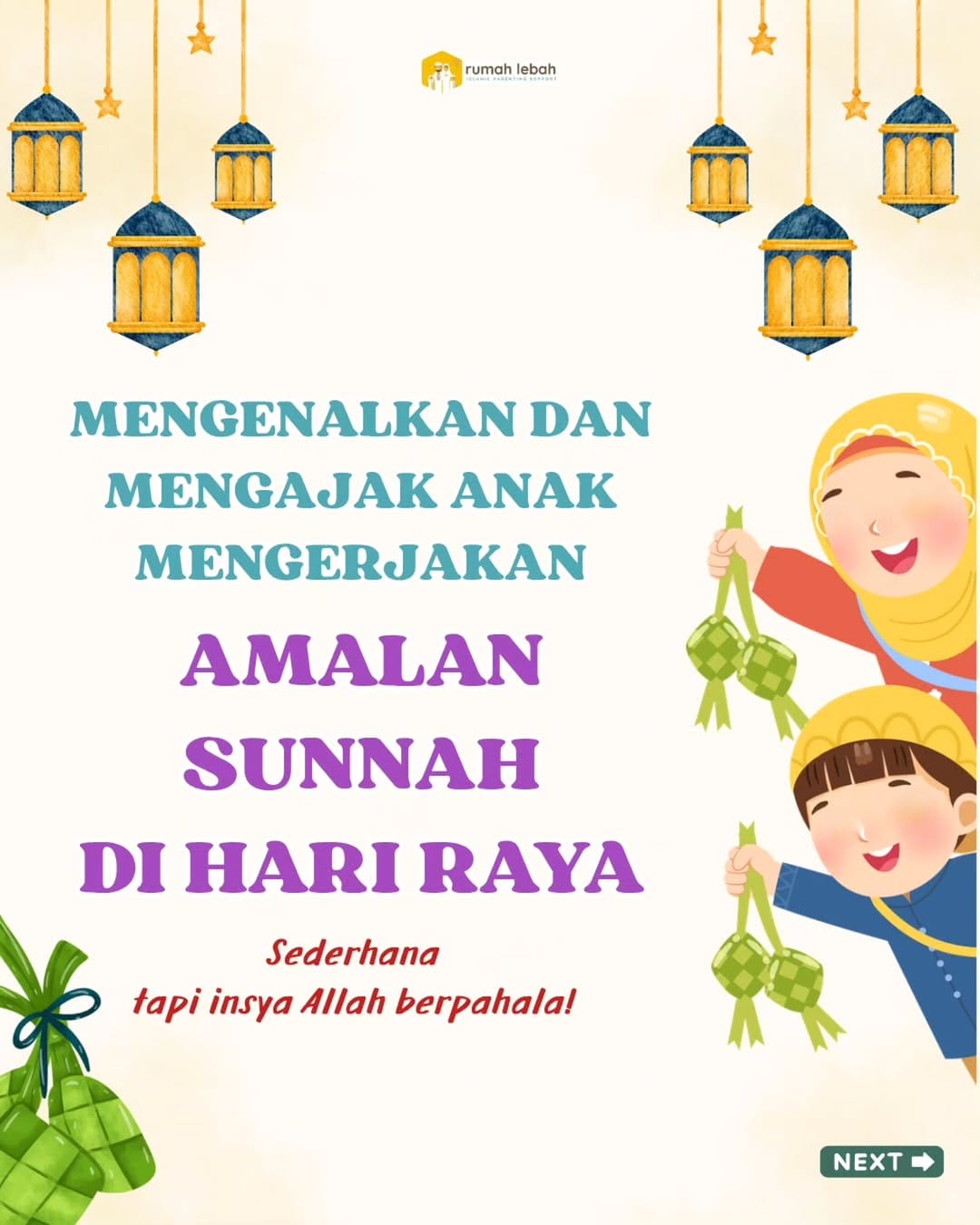 Post 9 by Rumah Lebah Islamic Parenting Support on Instagram (carousel)