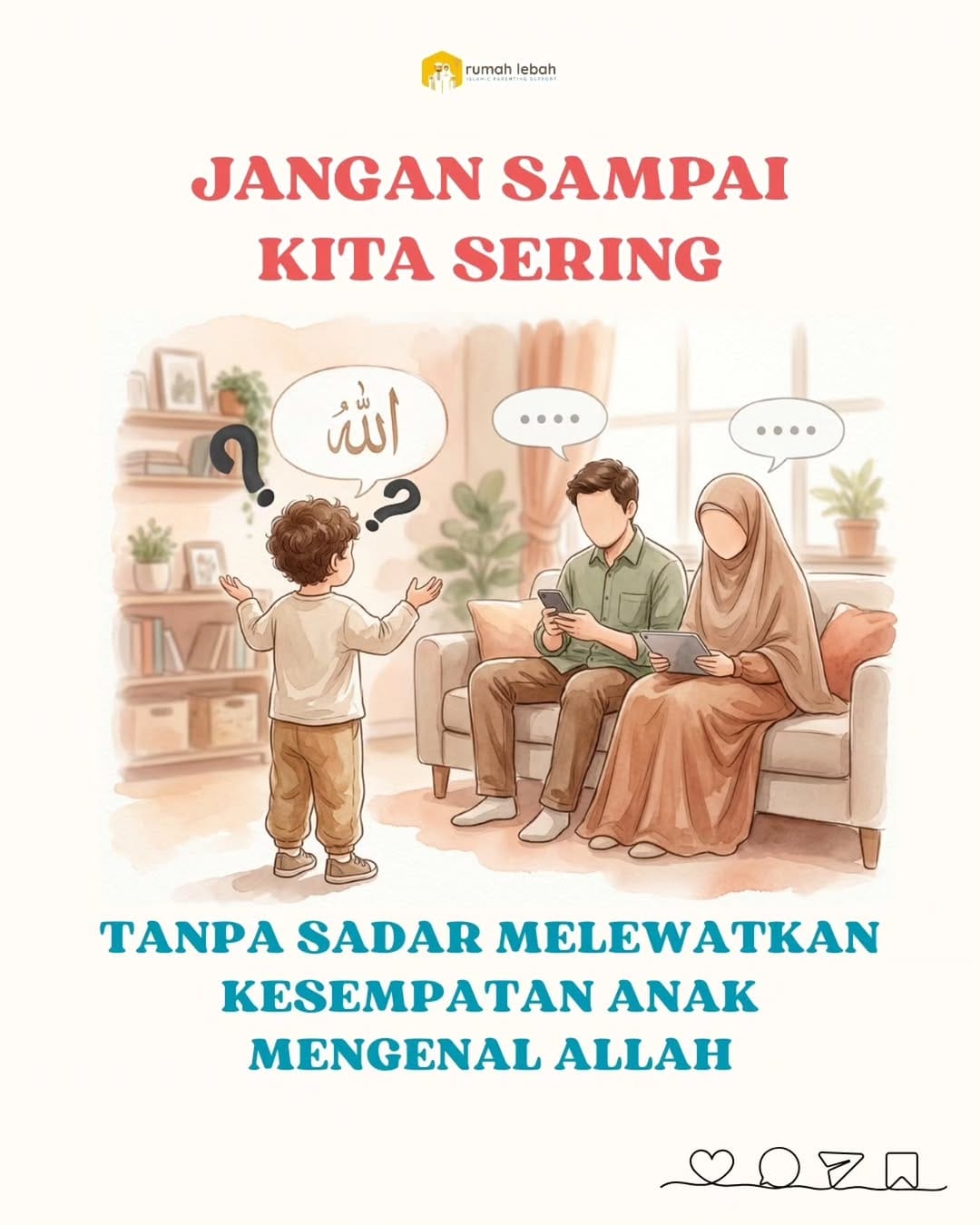 Post 4 by Rumah Lebah Islamic Parenting Support on Instagram (carousel)