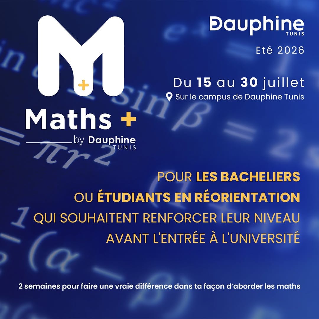 Post 9 by Université Dauphine Tunis on Instagram (image)