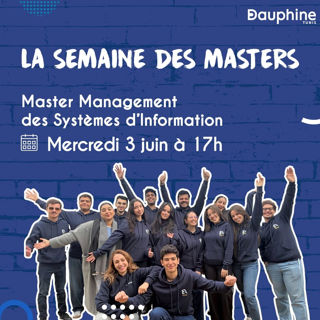 Post 6 by Université Dauphine Tunis on Instagram (image)