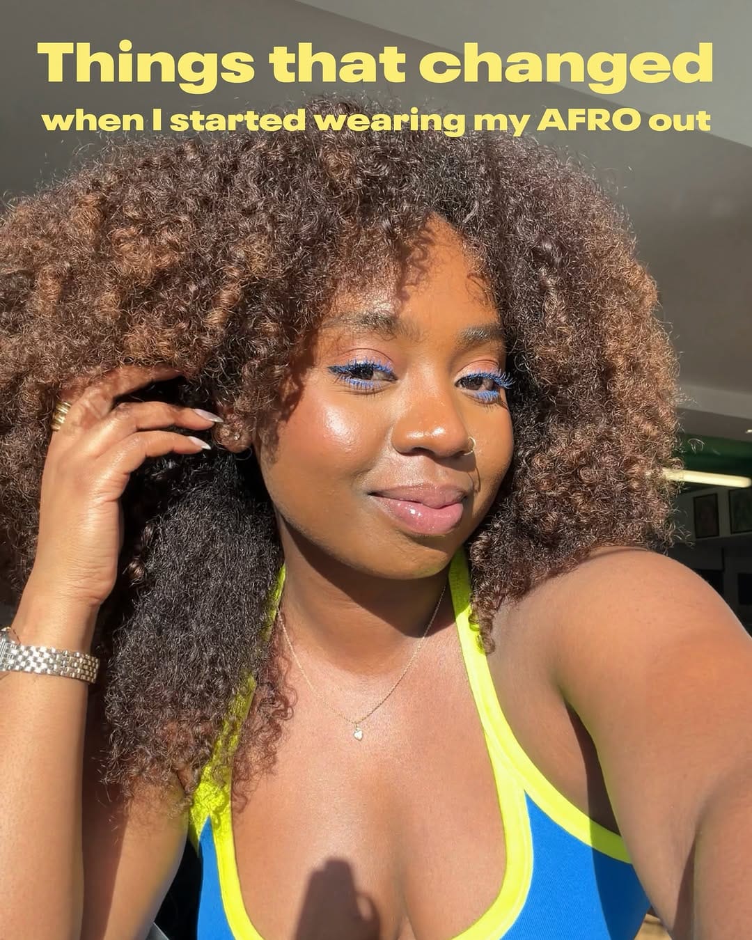 Post 3 by Ophélie | Curly natural hair on Instagram (carousel)