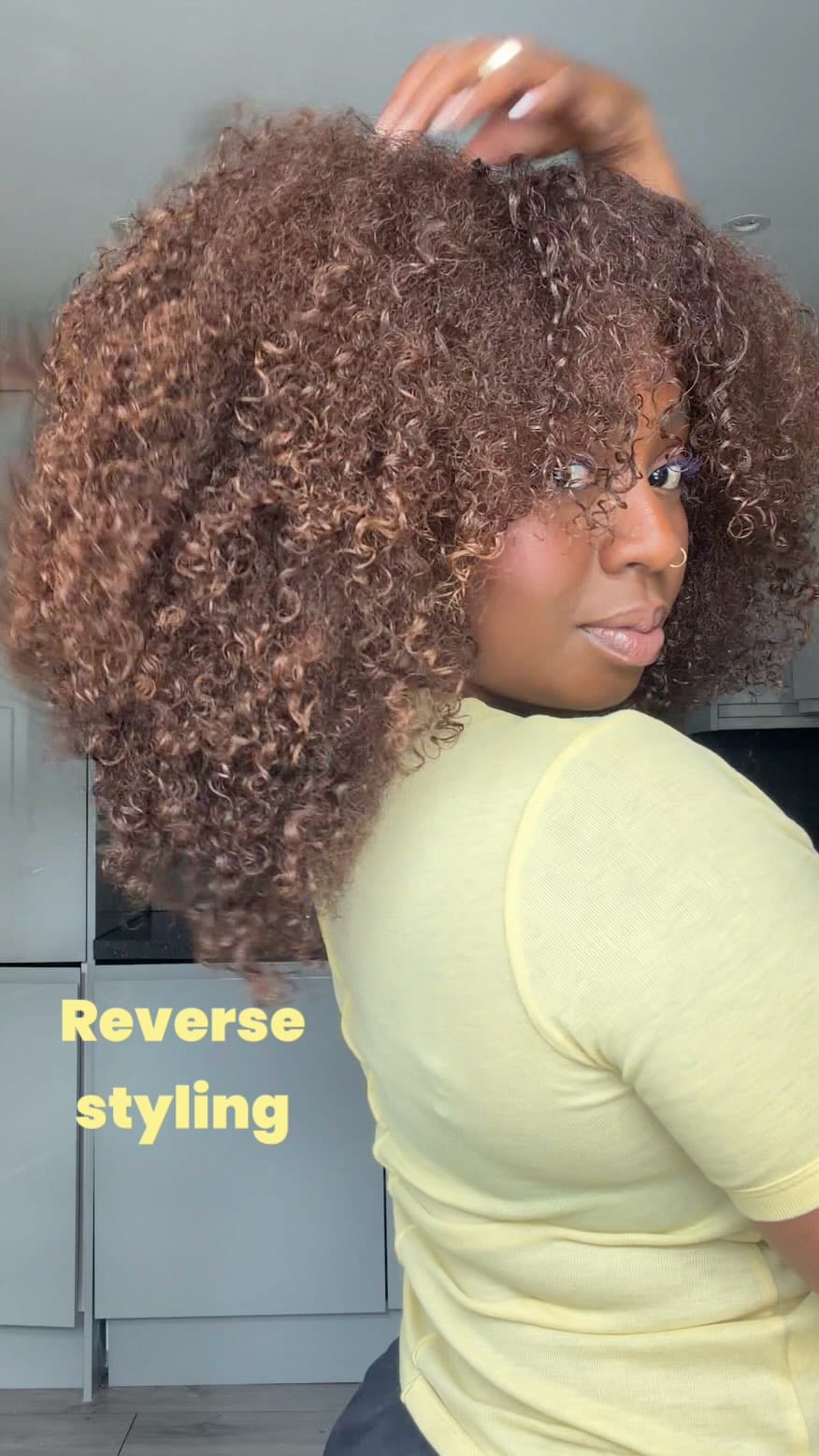 Post 5 by Ophélie | Curly natural hair on Instagram (video)