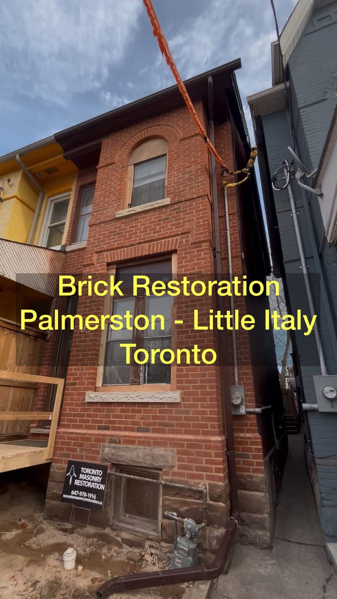 Post 2 by Toronto Masonry Restoration on Instagram (video)