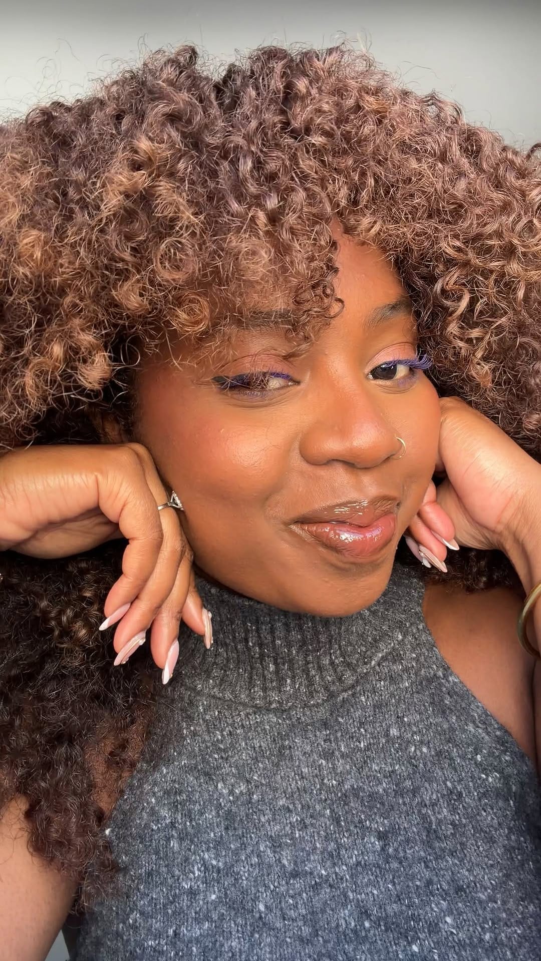 Post 7 by Ophélie | Curly natural hair on Instagram (video)