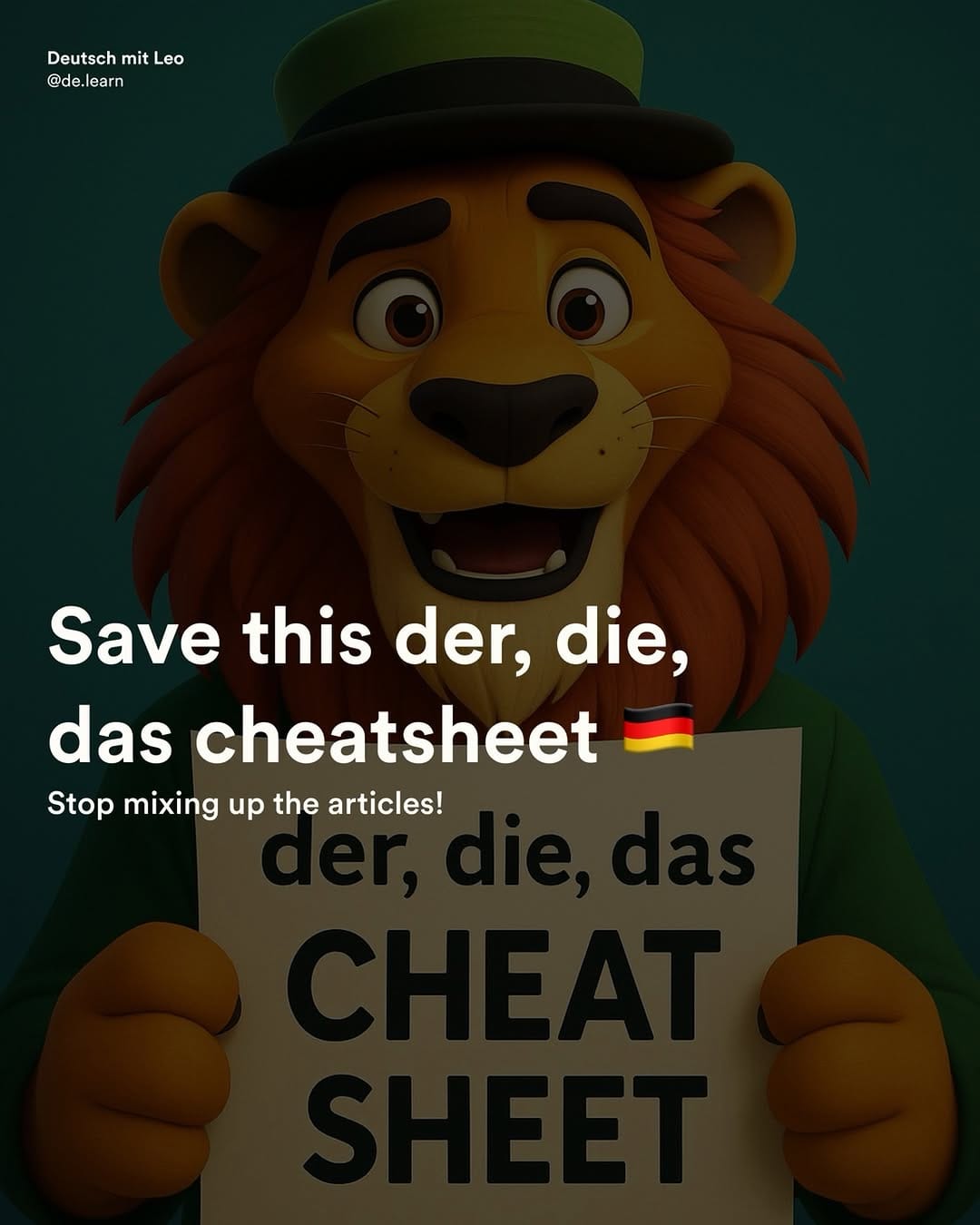 Post 1 by Learn German with Leo 🇩🇪 on Instagram (carousel)