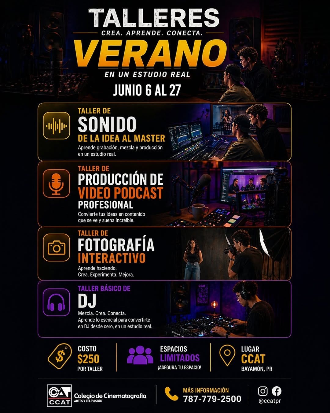 Post 3 by Colegio de Cinematografía, Artes y Televisión on Instagram (carousel)