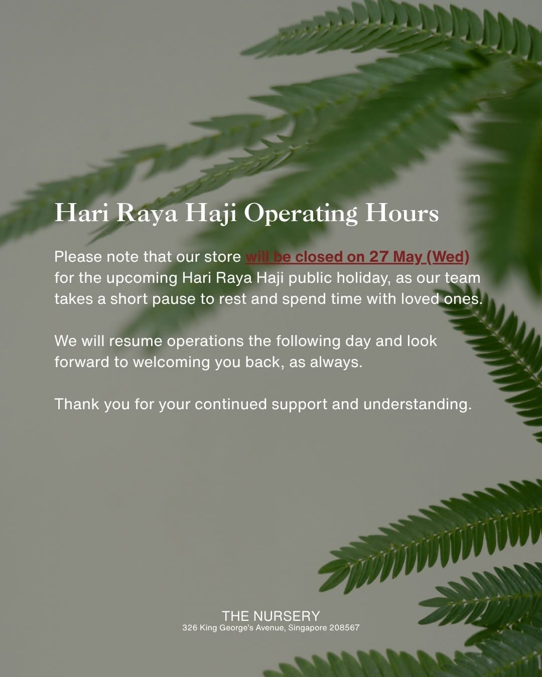 Post 3 by The Nursery Singapore on Instagram (image)