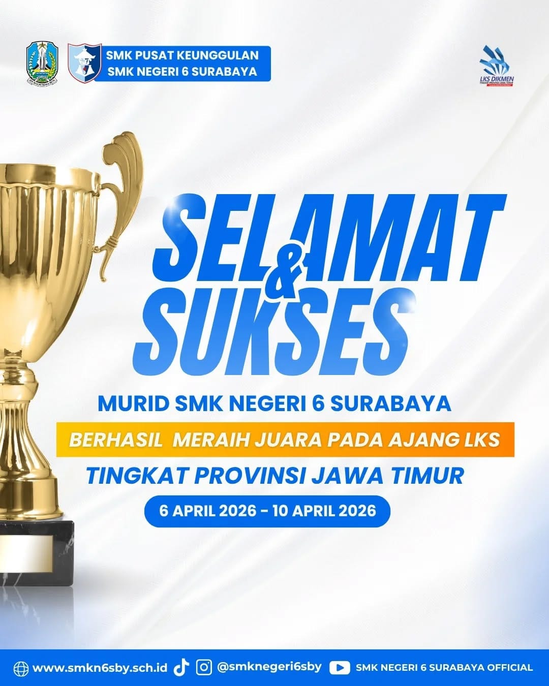 Post 4 by SMK NEGERI 6 SURABAYA on Instagram (carousel)