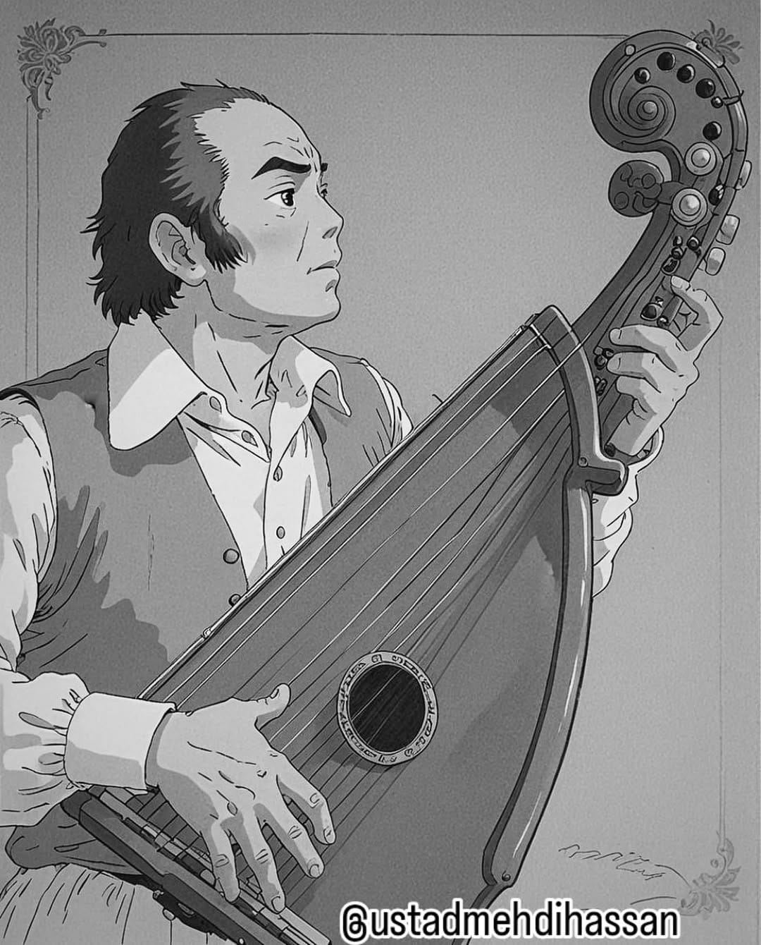 Post 6 by Ustad Mehdi Hassan on Instagram (image)