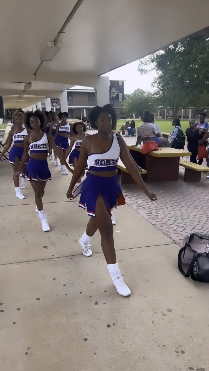 Post 10 by North Meck HS Cheerleaders💙❤️ on Instagram (video)