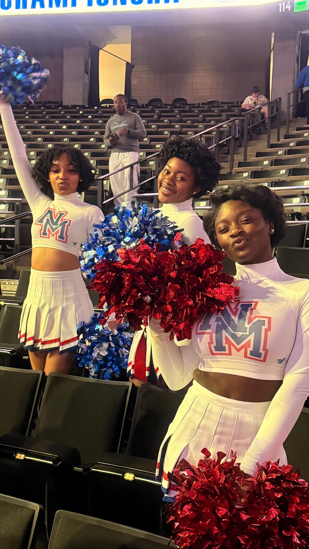 Post 5 by North Meck HS Cheerleaders💙❤️ on Instagram (video)
