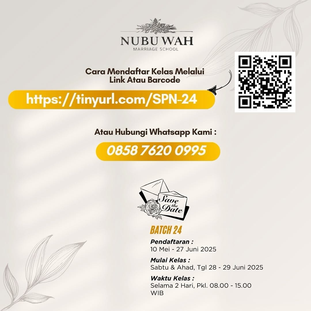 Post 8 by Sekolah Pernikahan Nubuwwah on Instagram (carousel)