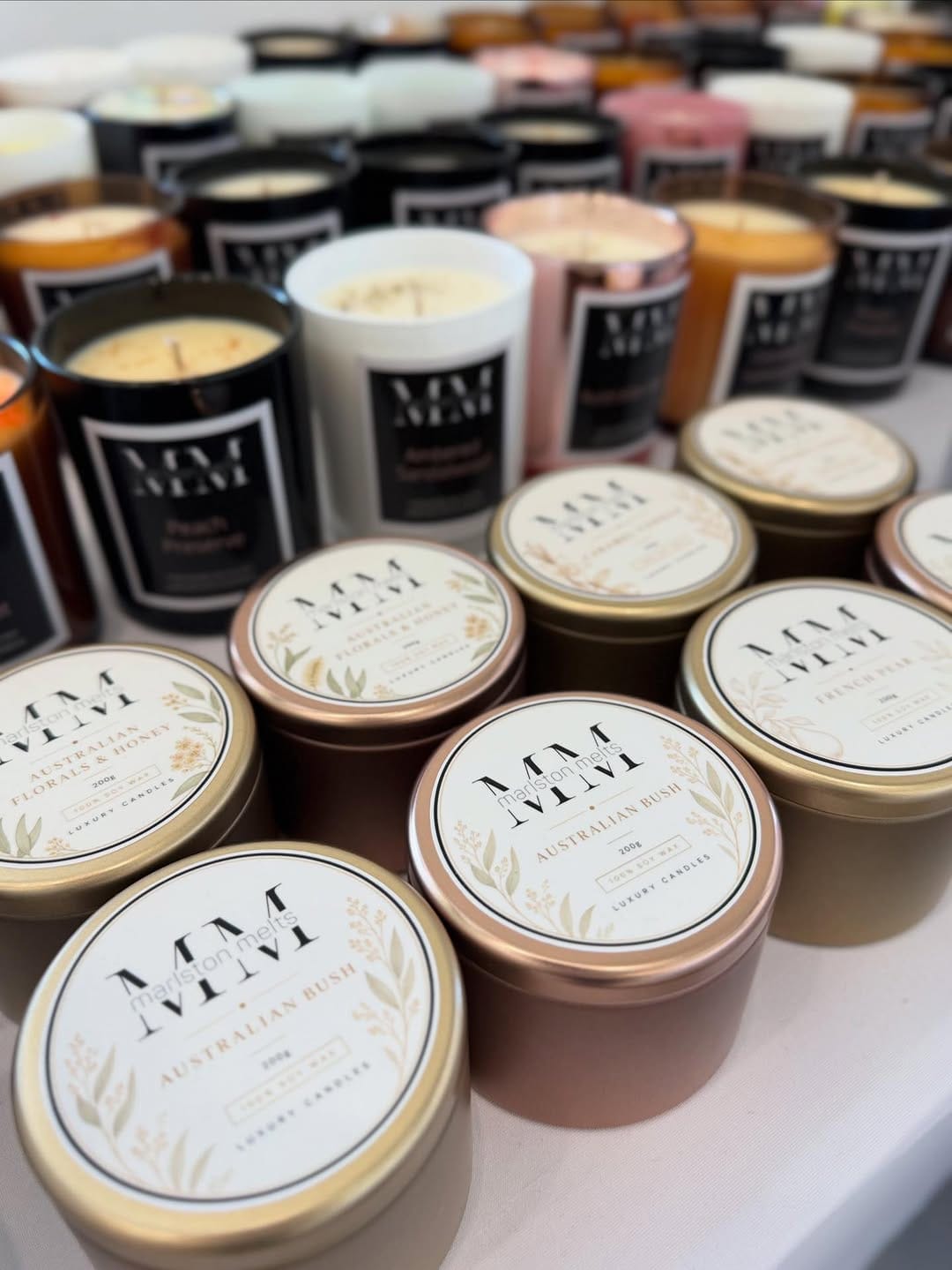 Post 4 by Hand Poured Luxury 100% Soy Wax Candles on Instagram (carousel)